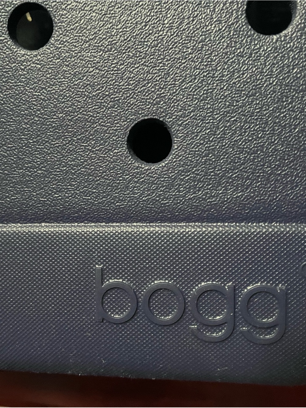 BOGG BAG Navy Blue Women’s Tote with Perforated Design Bitty Bogg - Picture 3 of 4